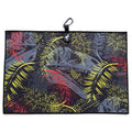 Jurassic Fairway Golf Towel | 24” x 16” Microfiber Towel | Magnetic Clip & Carabiner | Premium Golf Accessory