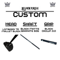 Lombardi Golf Custom Black 79 Mallet Golf Putter