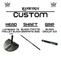 Lombardi Golf Custom Black 79 Mallet Left-Handed Golf Putter
