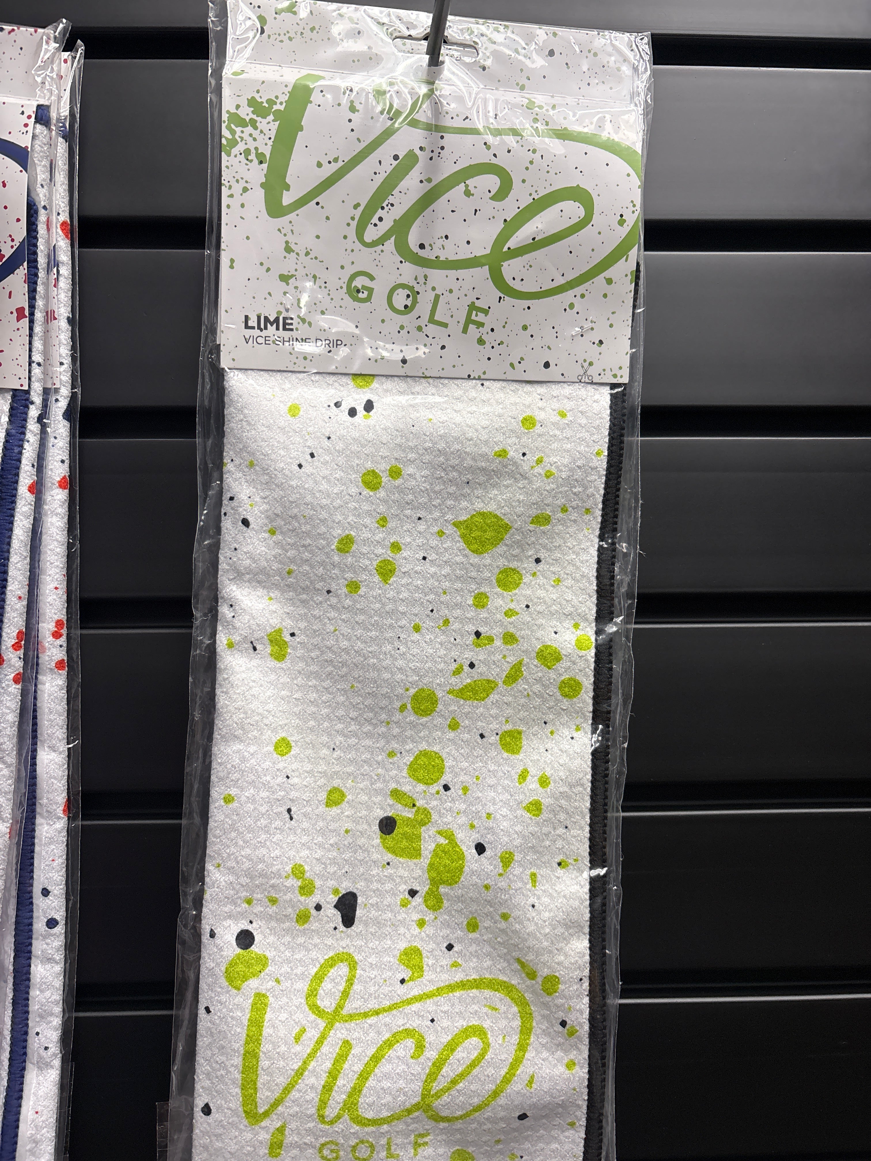 Vice Golf Towel Drip Lime