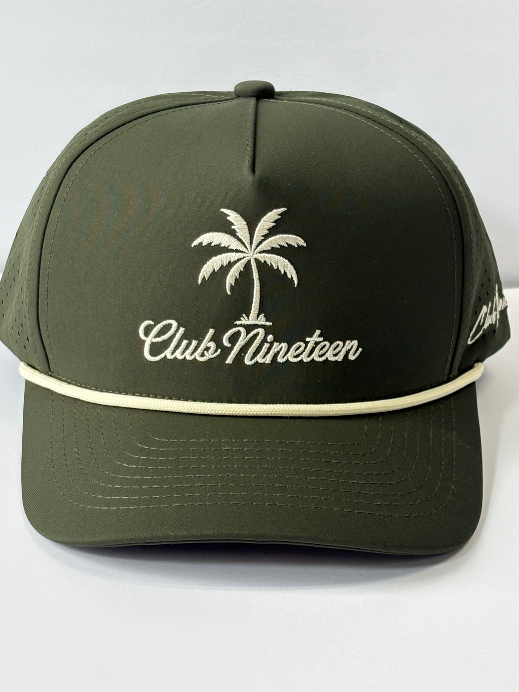Club Nineteen Tropical Logo Golf Hat