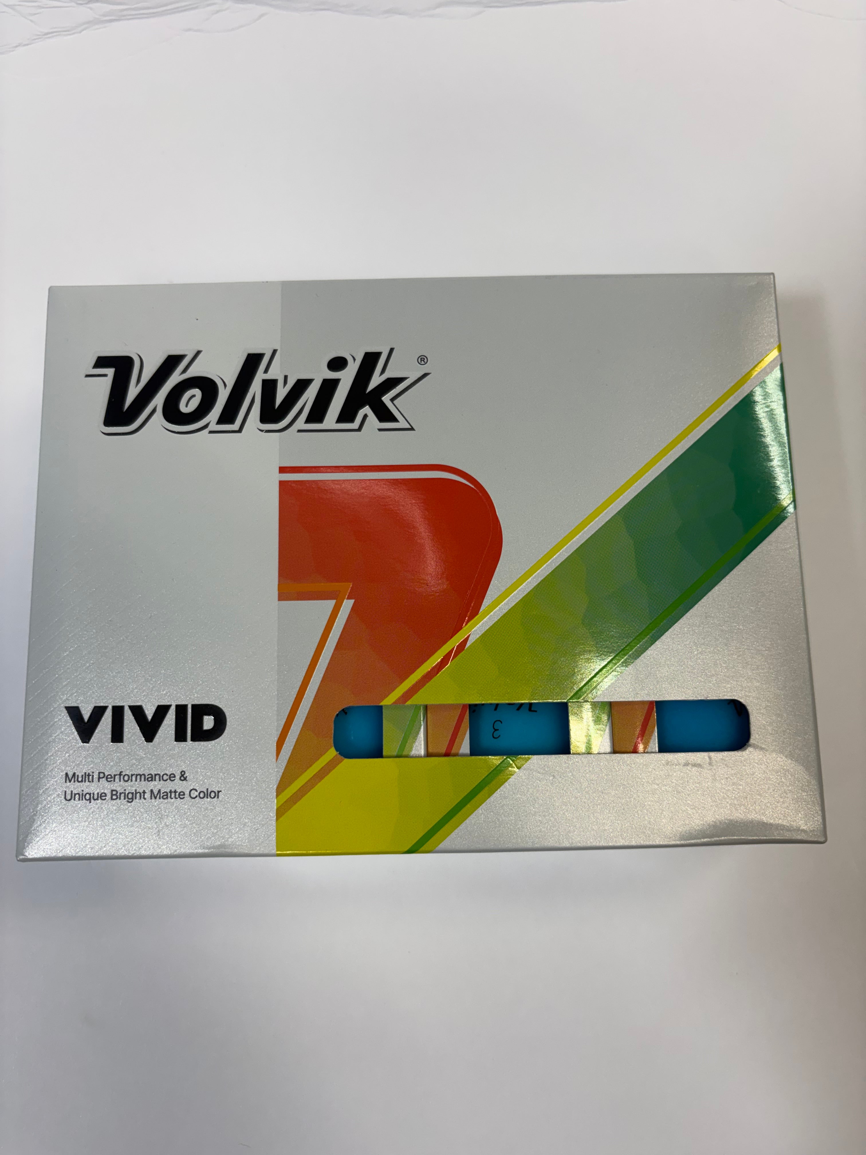 Volvik Vivid Matte Golf Balls Blue