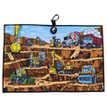 The Wrecking Crew Golf Towel | 24” x 16” Microfiber Towel | Magnetic Clip & Carabiner | Premium Golf Accessory