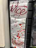 Vice Golf Towel Drip Red Black