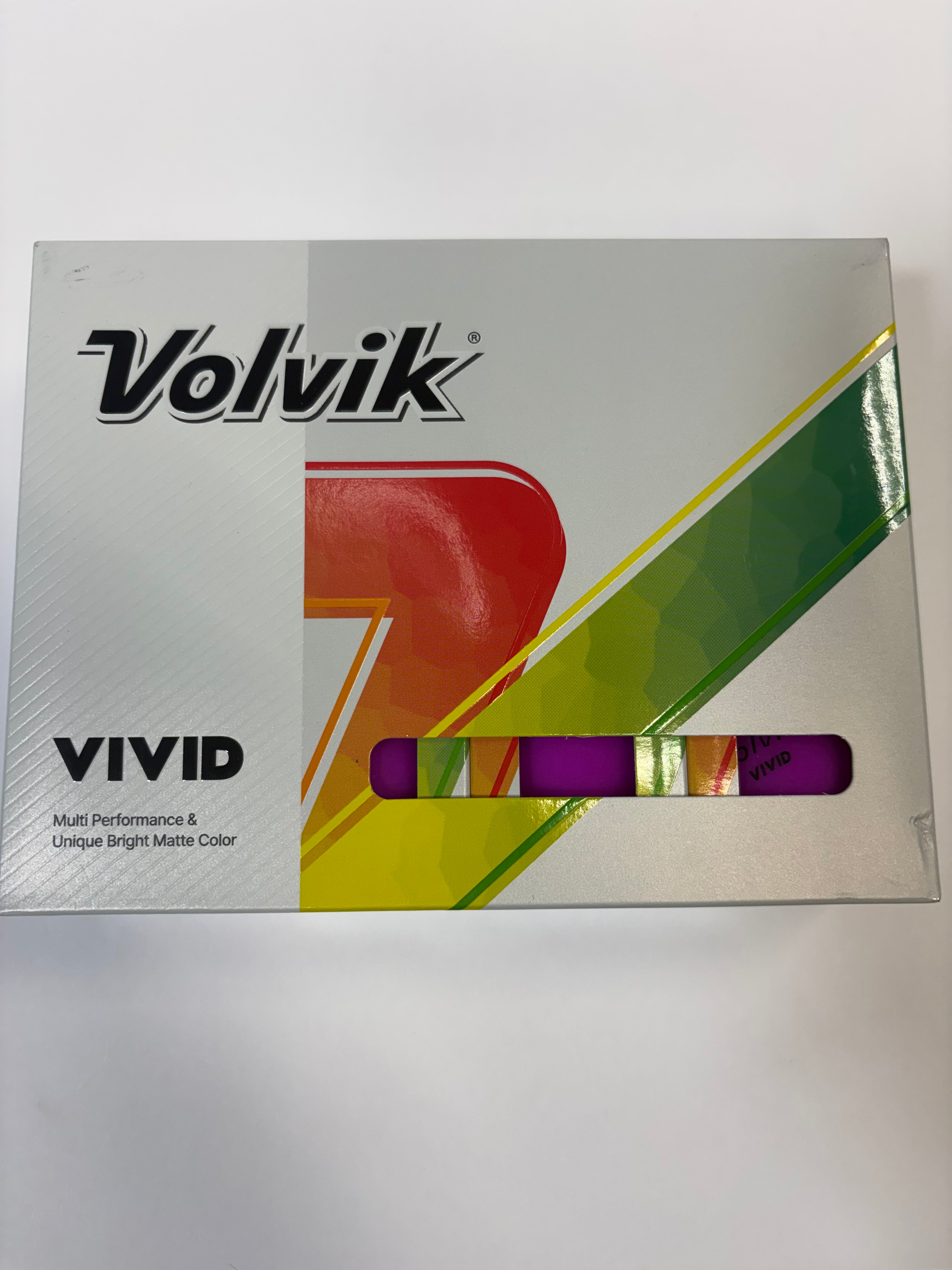 Volvik Vivid Matte Golf Balls Purple