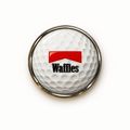Waffles Red Golf Ball Marker