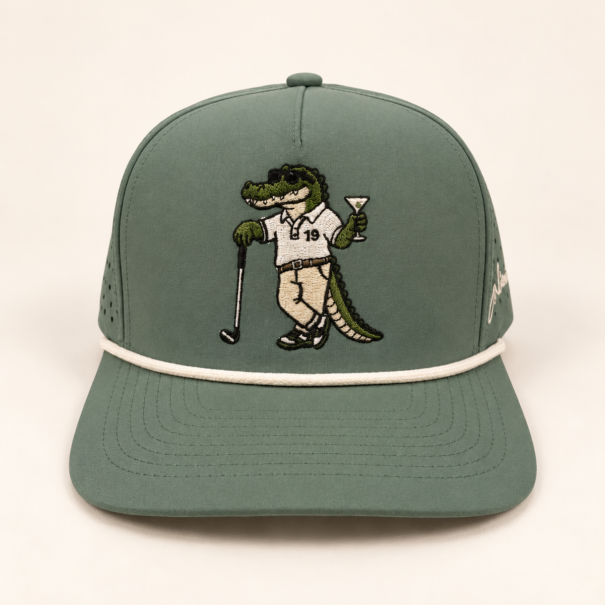 Club Nineteen Golf Crocodile Rope Hat