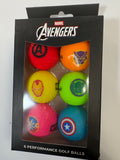Volvik Marvel Avengers ViMat Golf Balls - 6 Pack