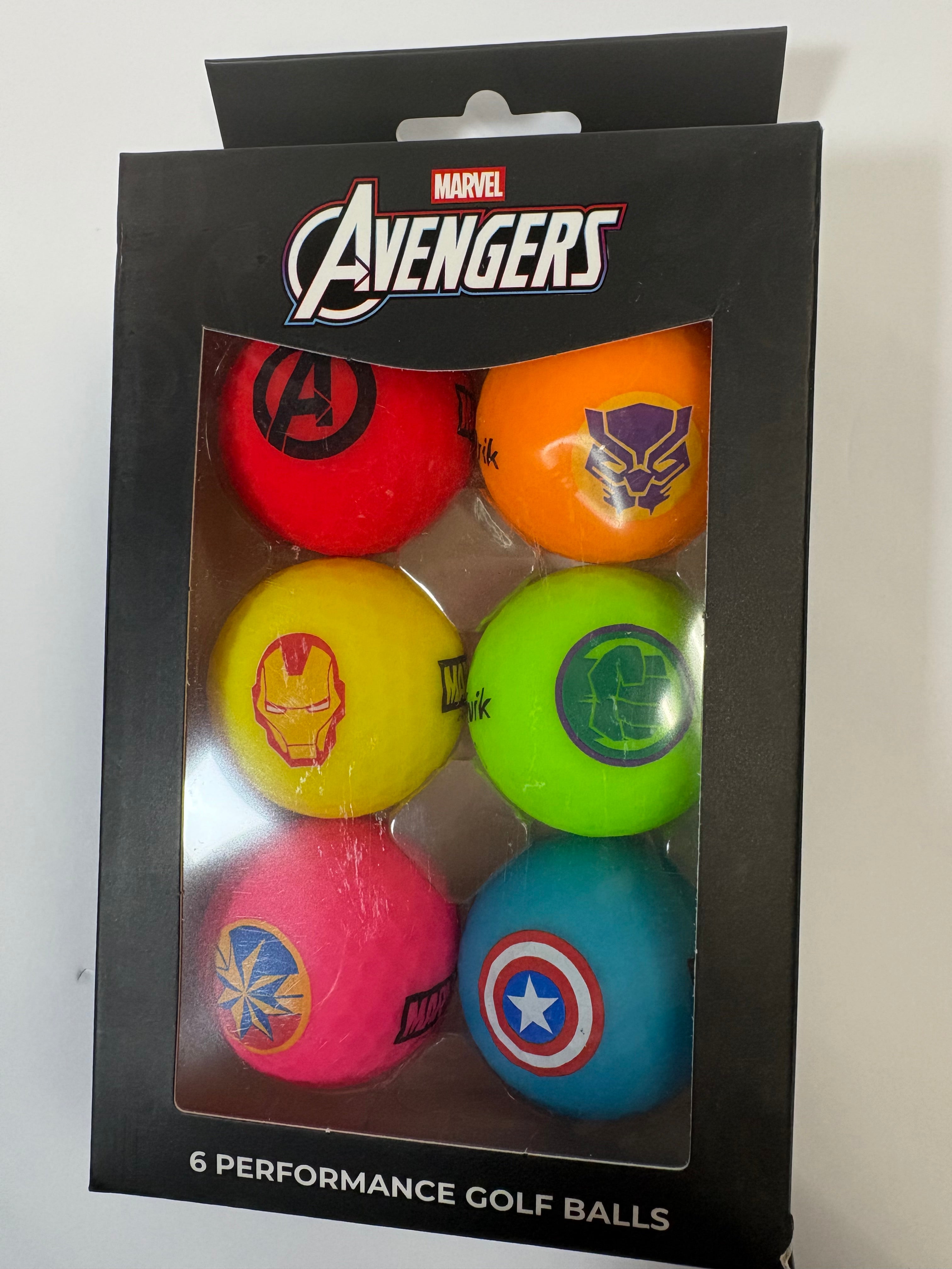 Volvik Marvel Avengers ViMat Golf Balls - 6 Pack