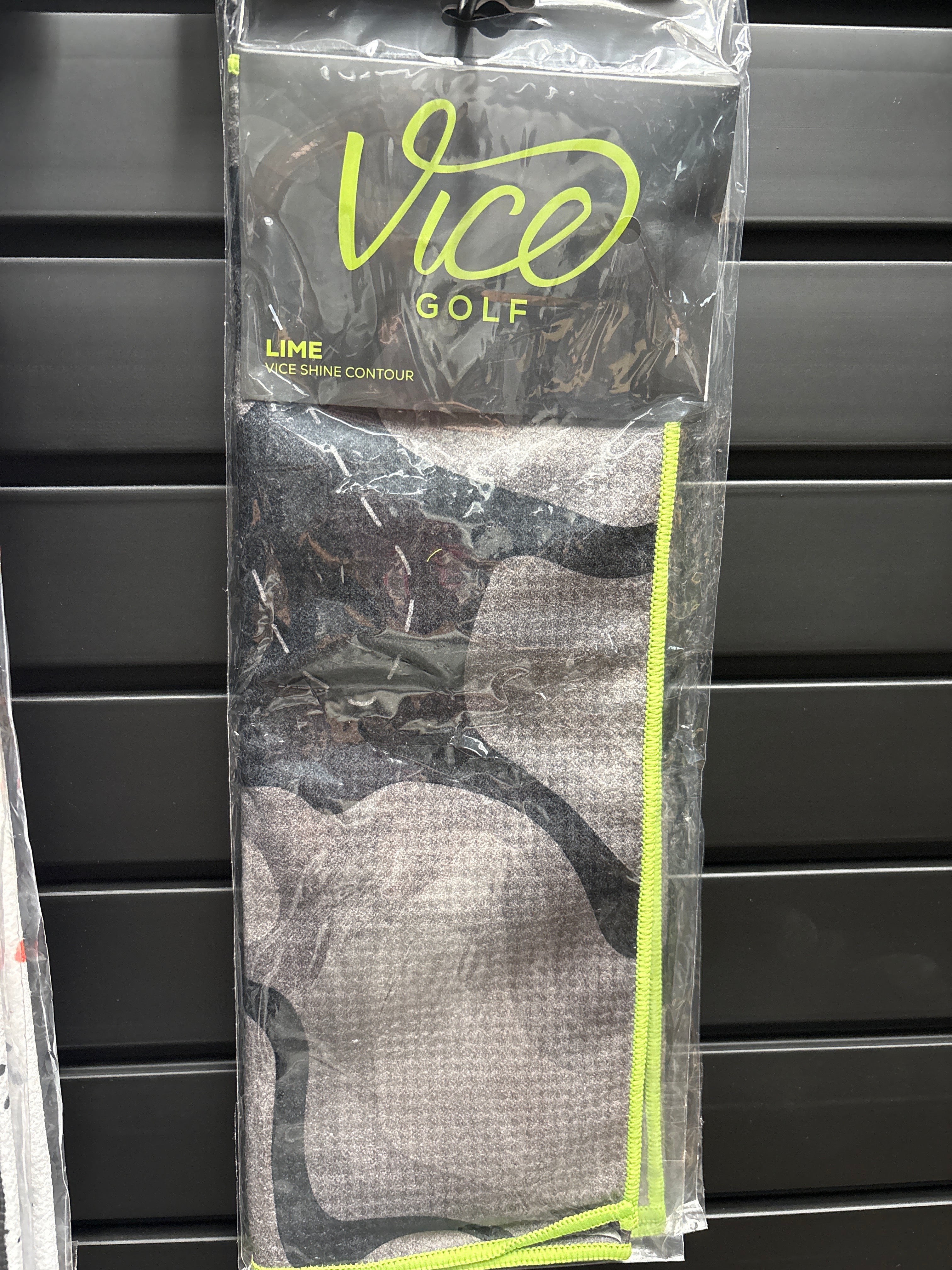 Vice Golf Towel Shine Contour Lime