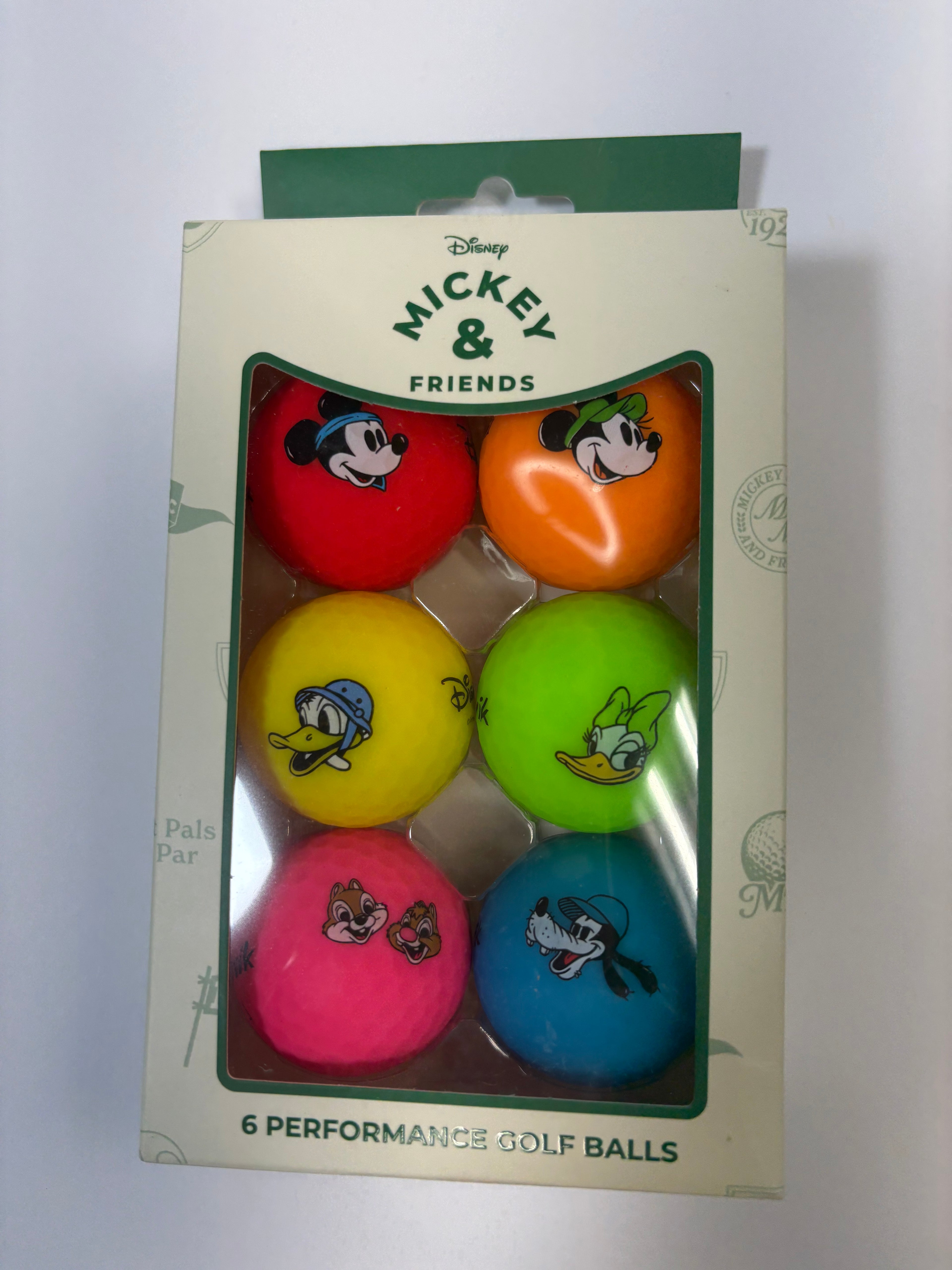 Volvik Mickey & Friends Country Club - 6 Pack Golf Balls