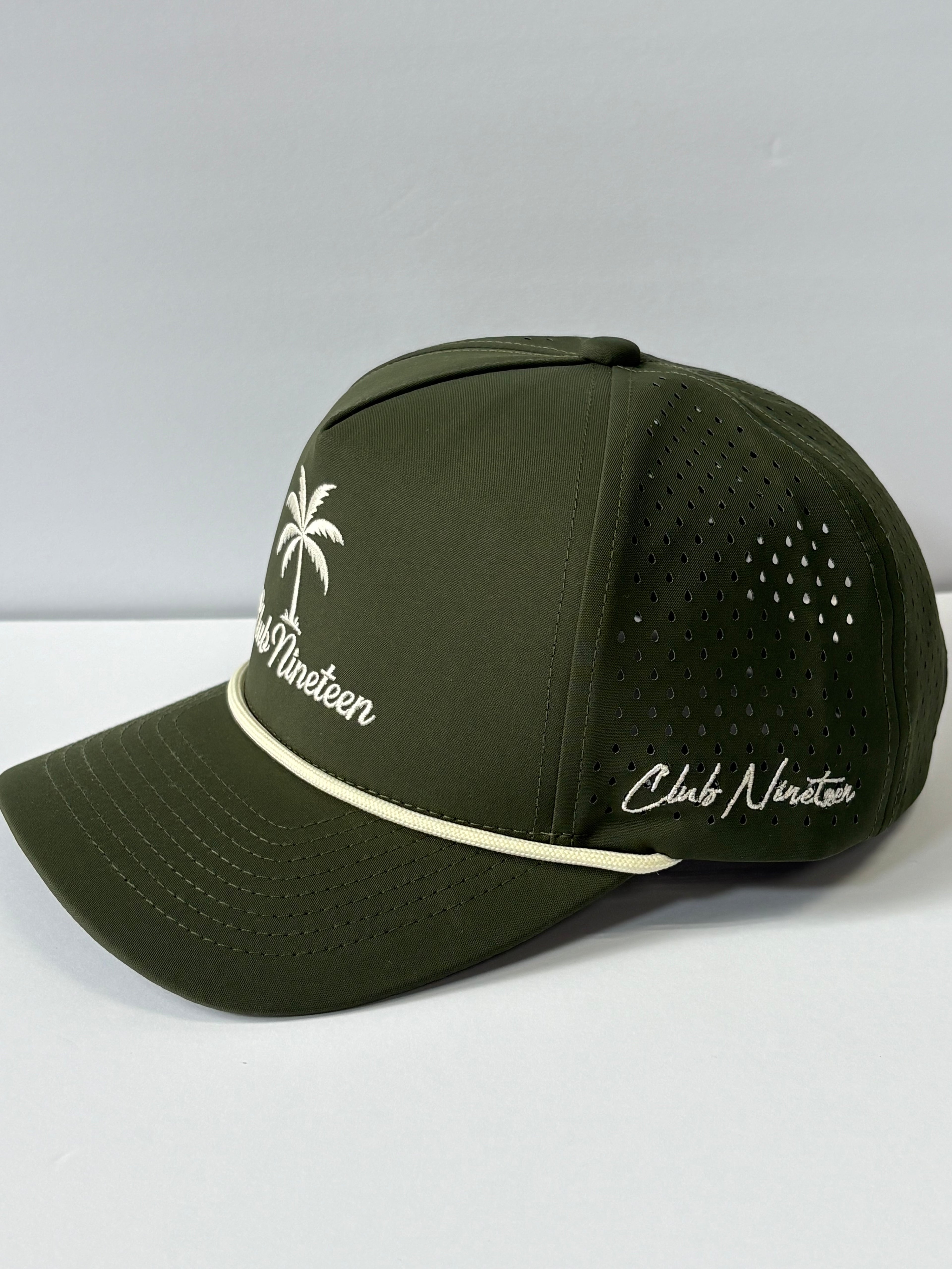 Club Nineteen Tropical Logo Golf Hat