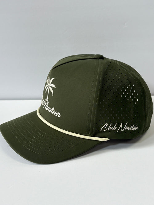 Club Nineteen Tropical Logo Golf Hat