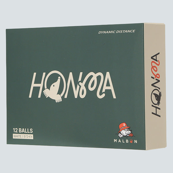 HONMA × MALBON Limited Edition Golf Balls - 1 Dozen