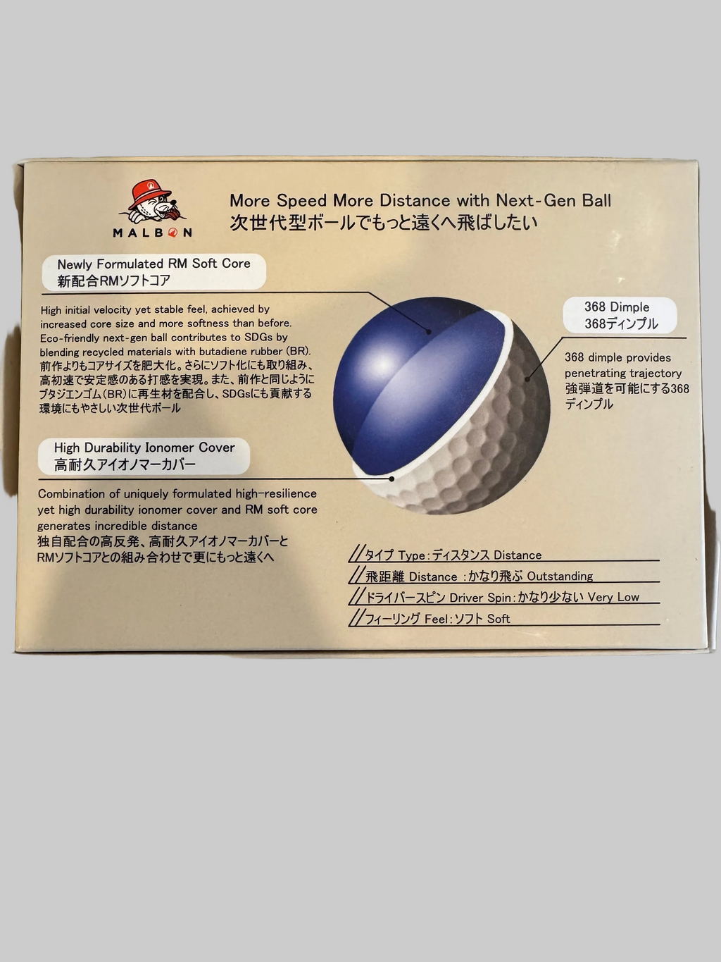 Malbon x Honma Dynamic Distance - 1 Dozen