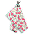 Frosted Animal Cookie Golf Towel | 24” x 16” Microfiber Towel | Magnetic Clip & Carabiner | Premium Golf Accessory