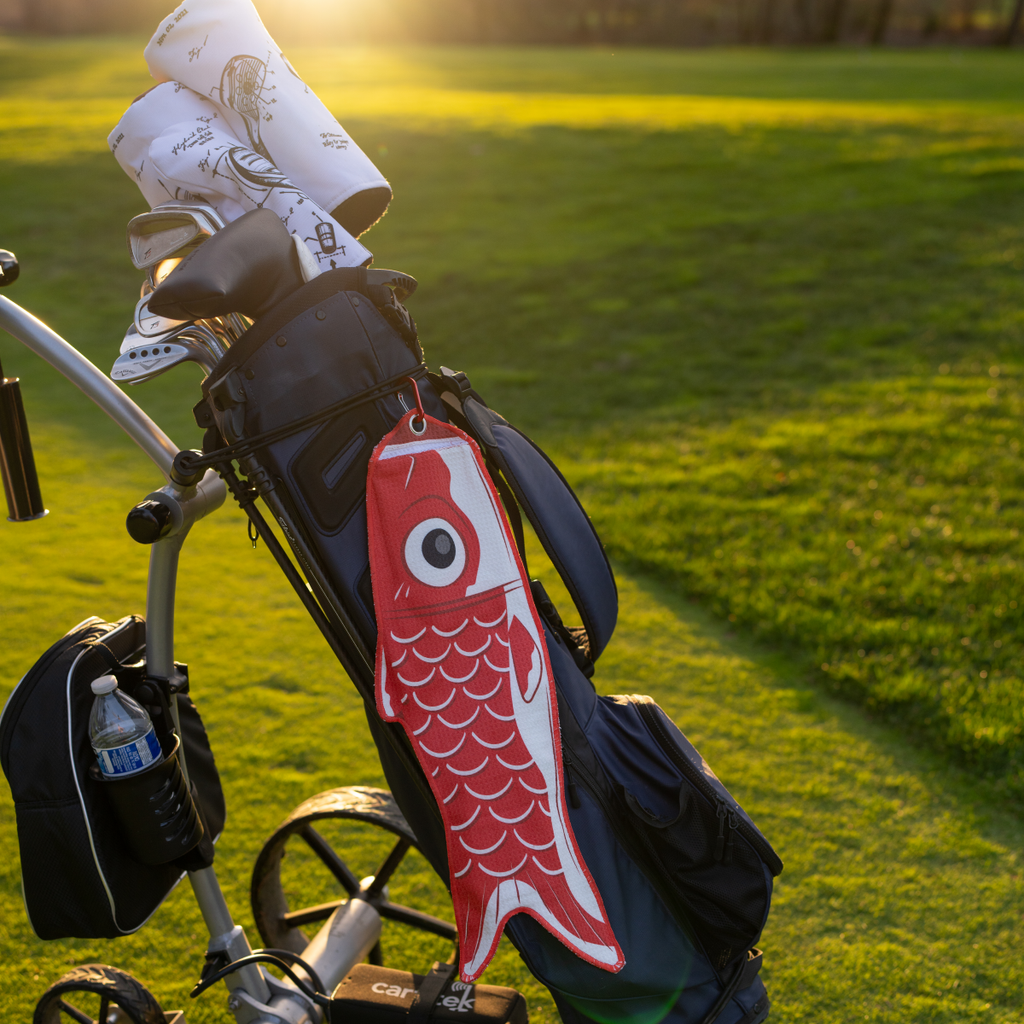 Koi Utility Towel (Red)