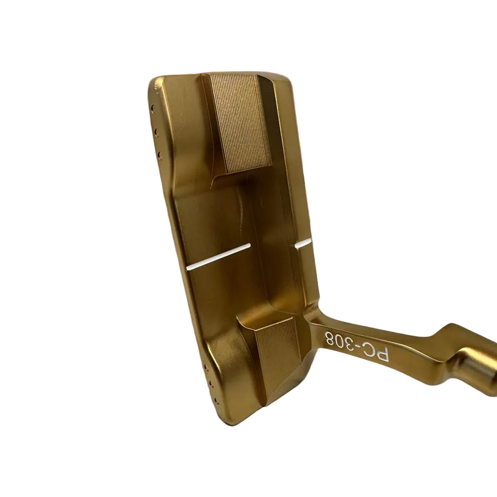 Lombardi Golf Custom Gold PC-308 Double Wide Blade-Golf Putter