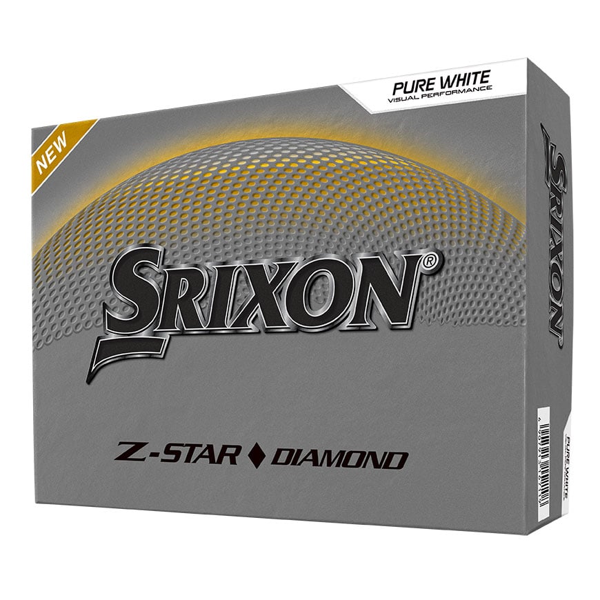Srixon Z-STAR DIAMOND Pure White dozen box