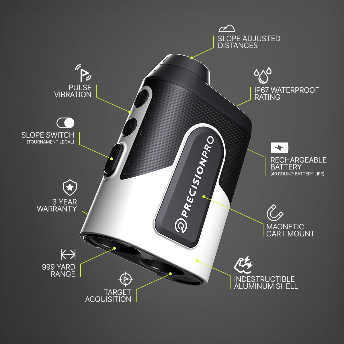 Titan Elite Rangefinder + DUO Speaker Bundle