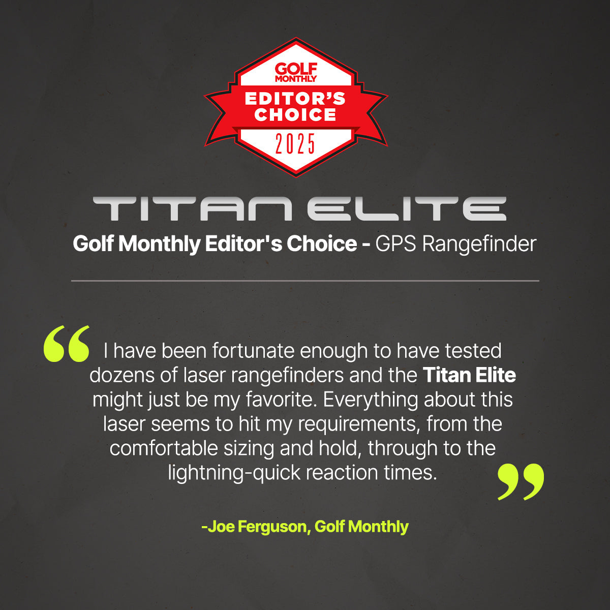 Titan Elite Rangefinder + DUO Speaker Bundle