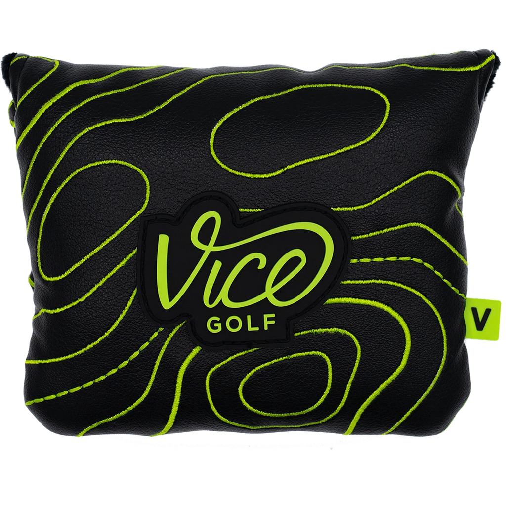 Vice VGP04 ZT Zero Twist Mallet Putter — Black/Lime — RH — 35-inch