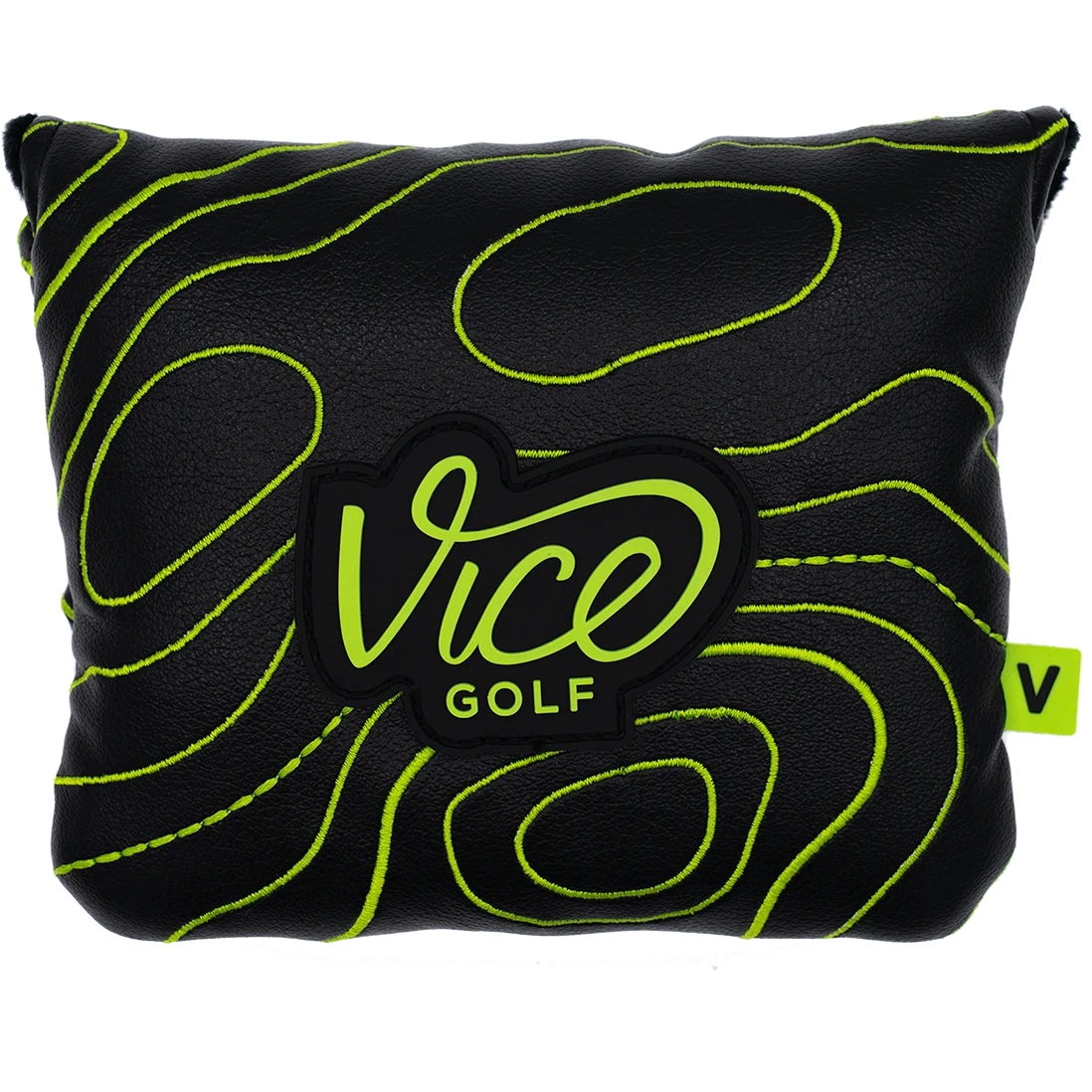 Vice VGP04 ZT Zero Twist Mallet Putter — Black/Lime — RH — 35-inch