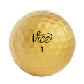 Vice Pro Plus Gold Golf Balls – 3 Ball Sleeve