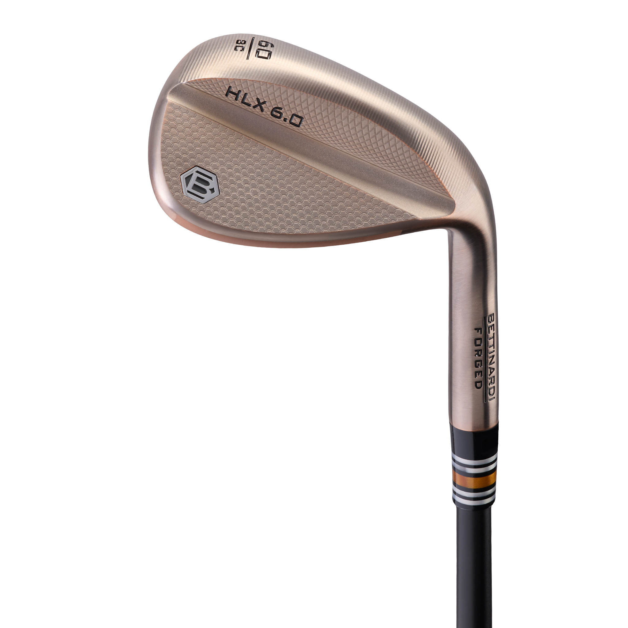 Bettinardi HLX 6.0 Molten Copper PVD wedge angle view