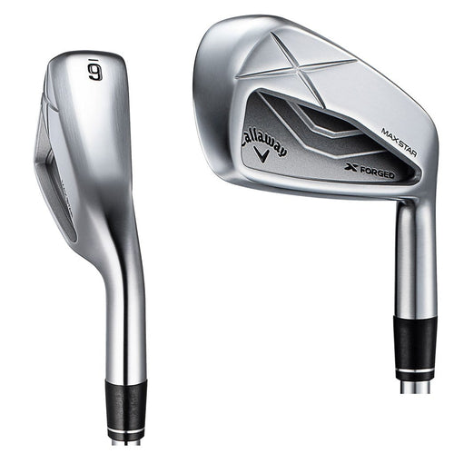 Callaway X Forged Max Star iron front and back views