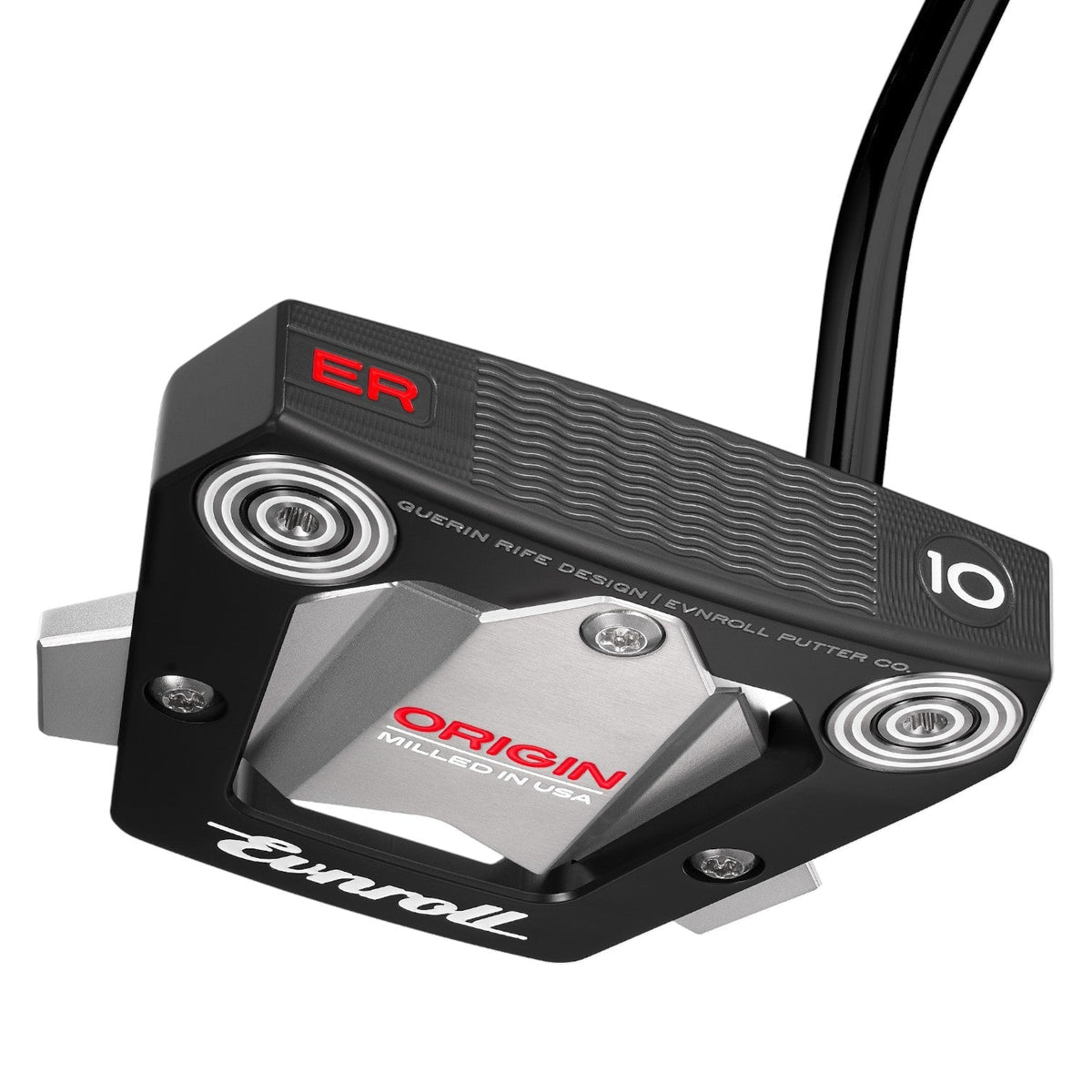 Evnroll ORIGIN ER10 Black putter front view