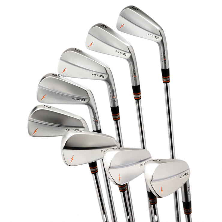 PowerBilt Atlas MB Satin Chrome irons