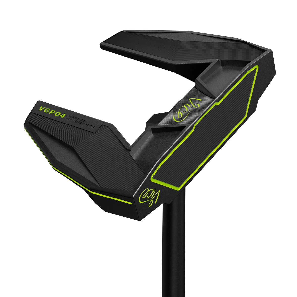Vice VGP04 ZT Zero Twist Mallet Putter — Black/Lime — RH — 35-inch